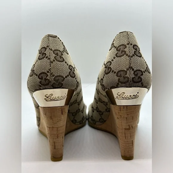 GUCCI WEDGES SZ 8B - Picture 3 of 9